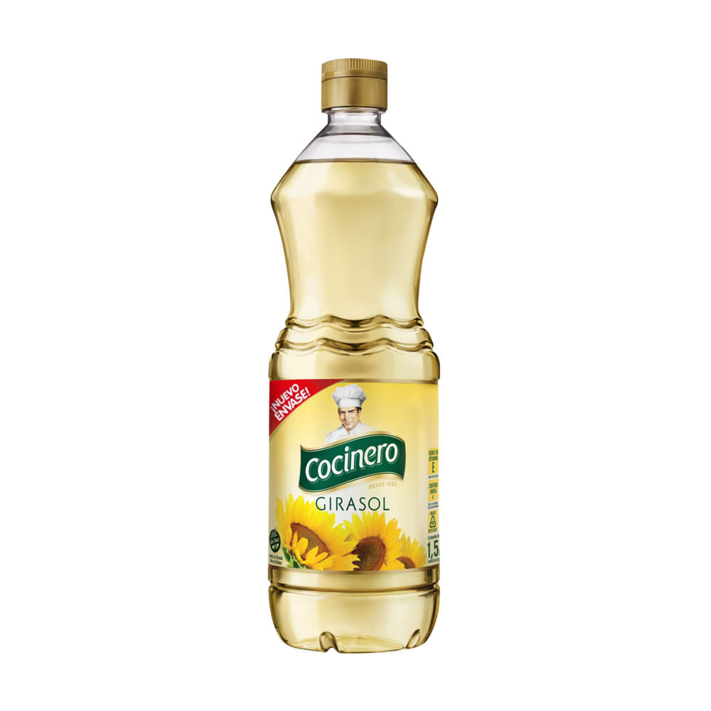 Cocinero Aceite Girasol 1,5 Lt