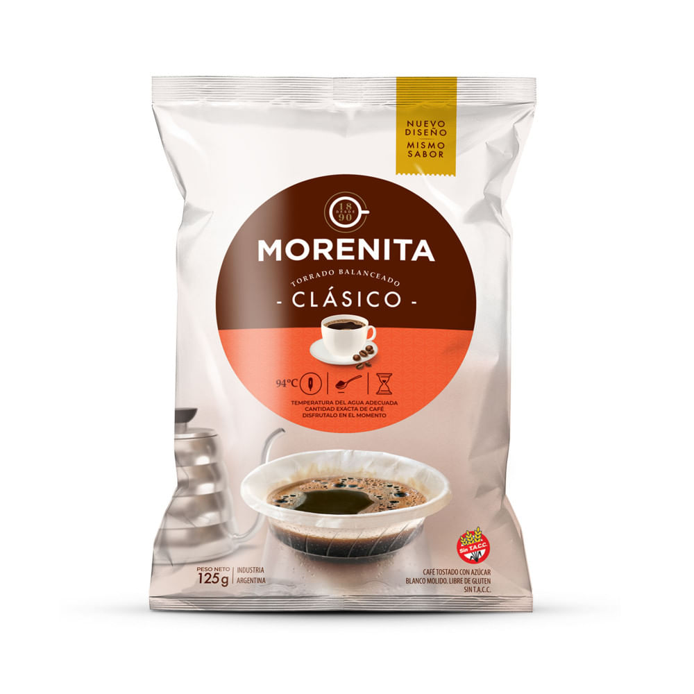 Café Molido Morenita clásico 125 Gr hiperlibertad