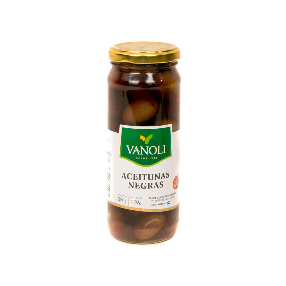 ACEITUNA VANOLI NEGRAX200