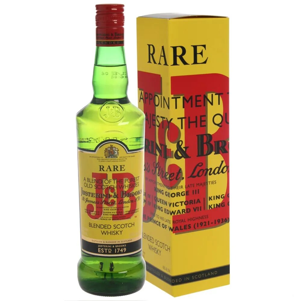 Whisky J&B Rare Blended Scotch X 750 Ml - Hiperlibertad