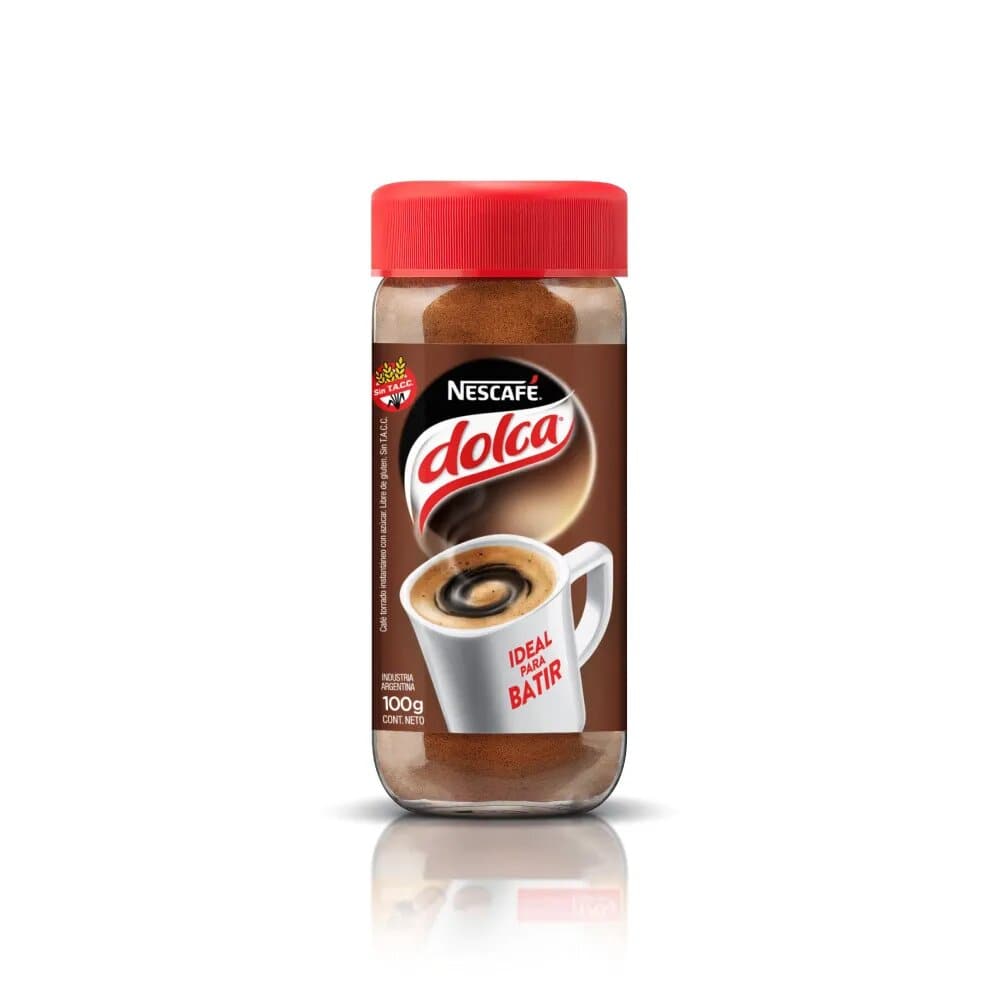 Cafe instantáneo Dolca Clasic Frasco Nescafe 100 Gr