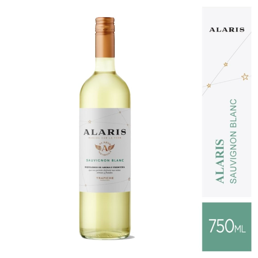 Vino Blanco Trapiche Sauvignon Blanc 750 Cc