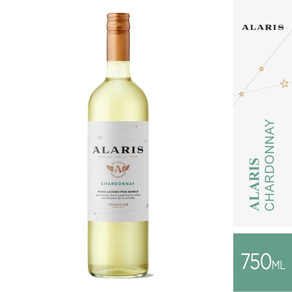 Vino Blanco Trapiche Chardonnay 750 Cc