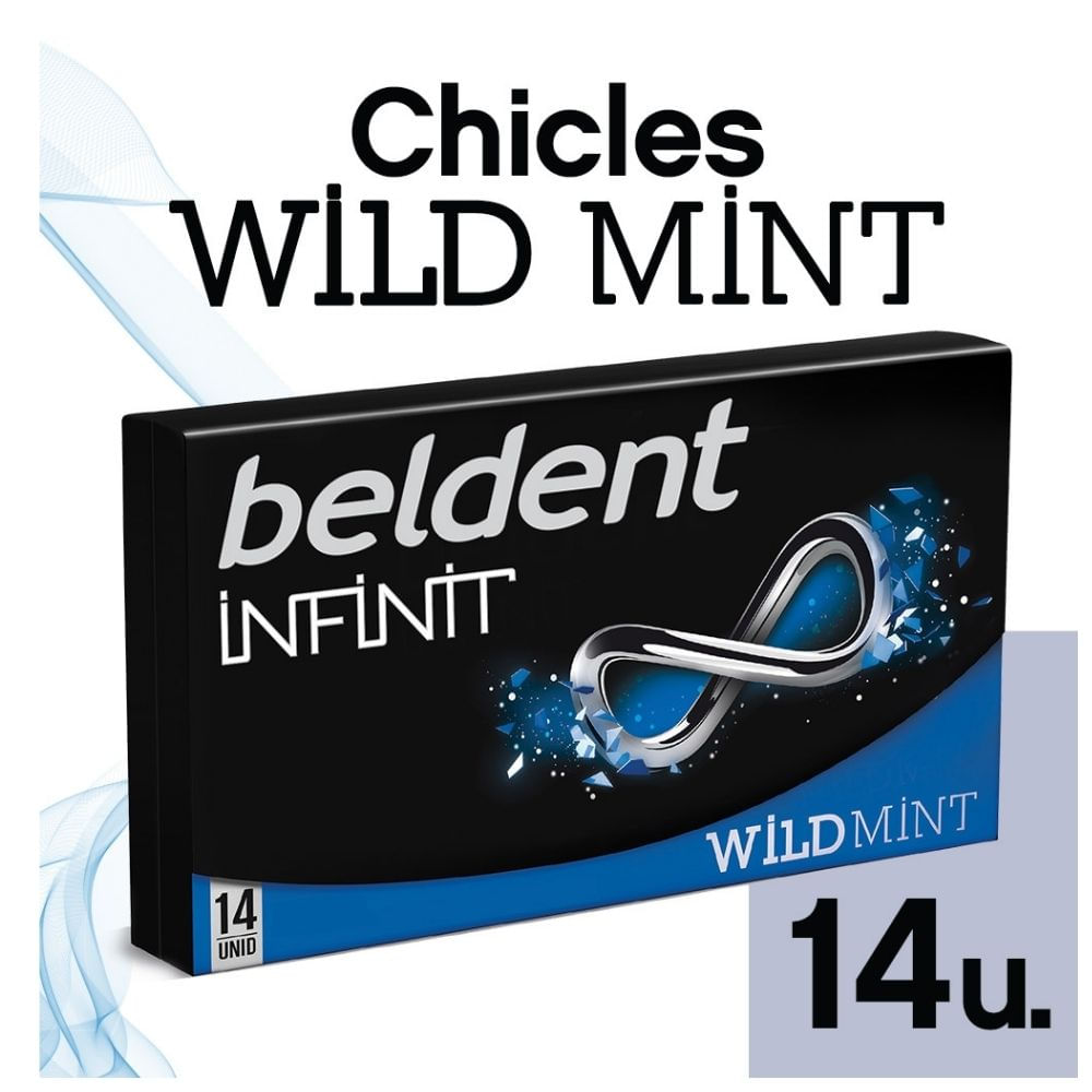 CHICLE INFINITY WILD MINT X 26,6 GR - hiperlibertad infinity chicles