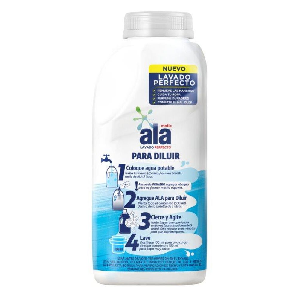 Jabón LÃquido ALA Para Diluir 500 ml - hiperlibertad jabón ala líquido