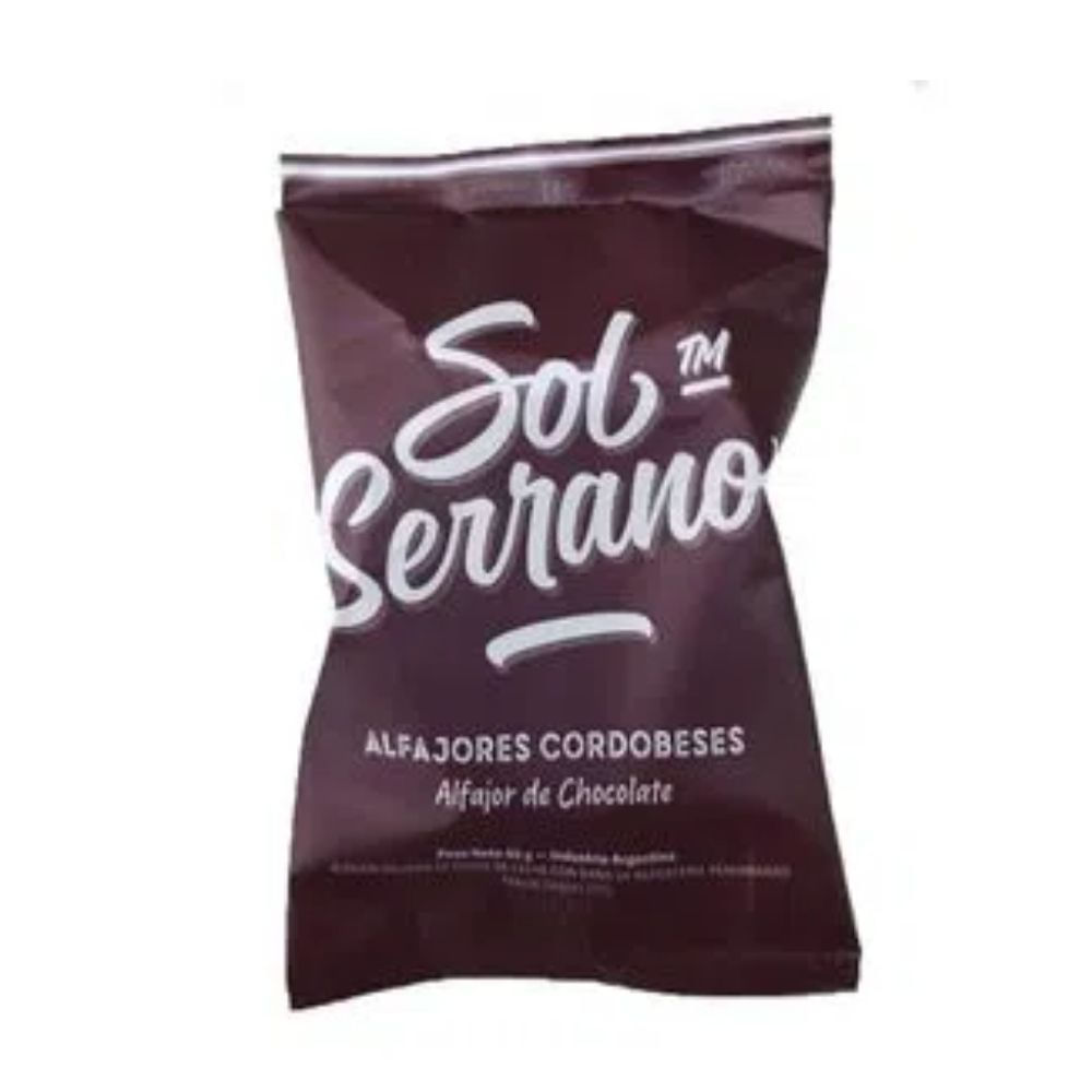 ALFAJOR SOL SERRANO CHOCOLATE 40 GR