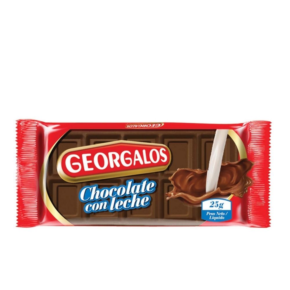 Chocolate Georgalos Con Leche 25 g