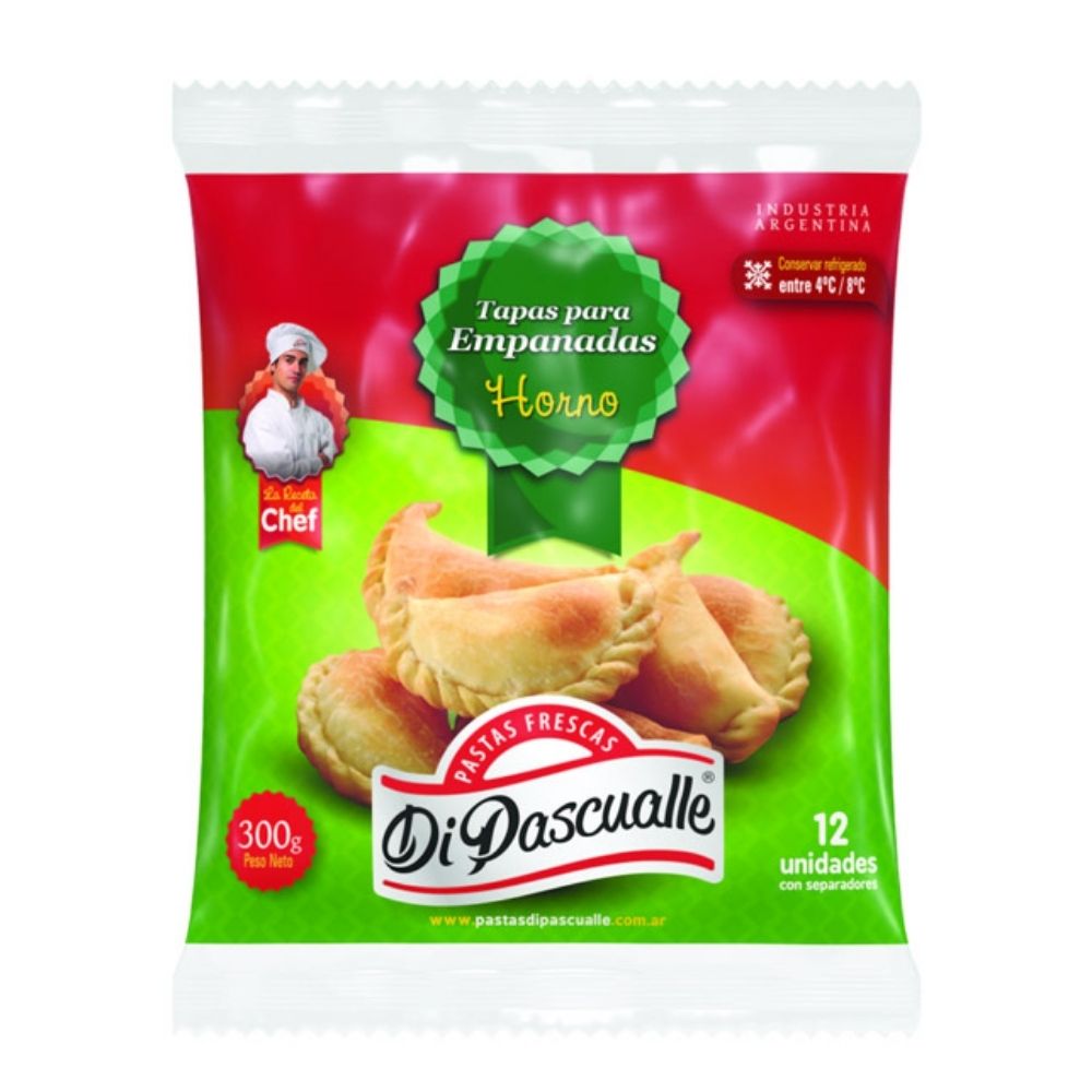 TAPAS DE EMPANADAS DI PASCUALLE HNO 12 UN