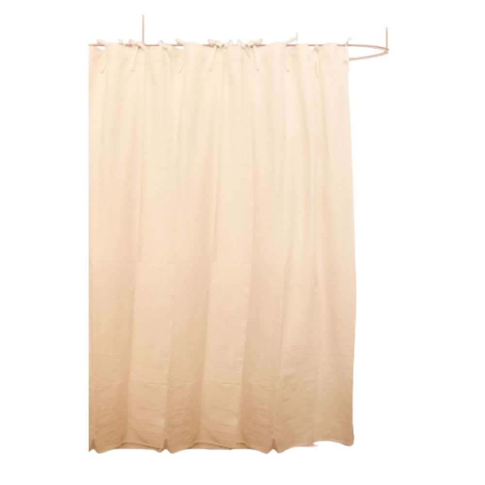 CORTINA DE BAÑO TUSOR NATURAL 180cm x 180cm