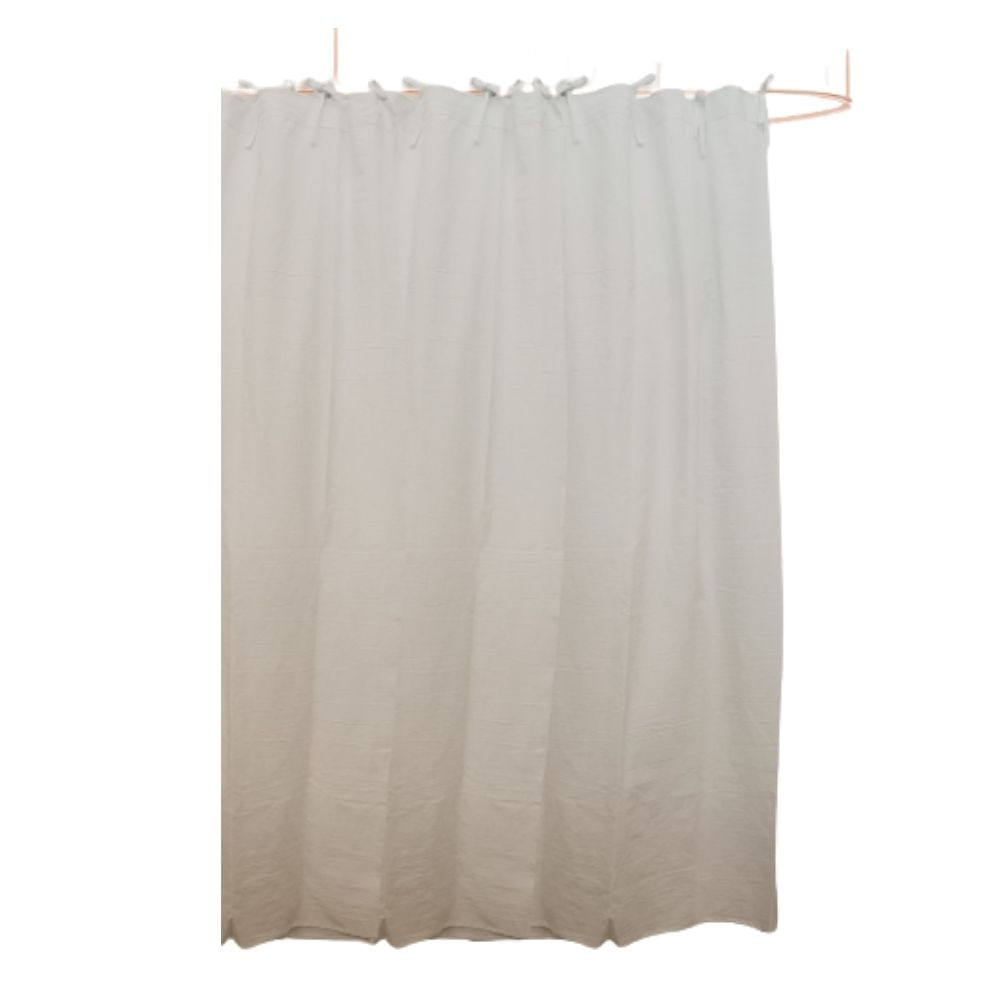 CORTINA DE BAÑO TUSOR GRIS 180cm x 180cm