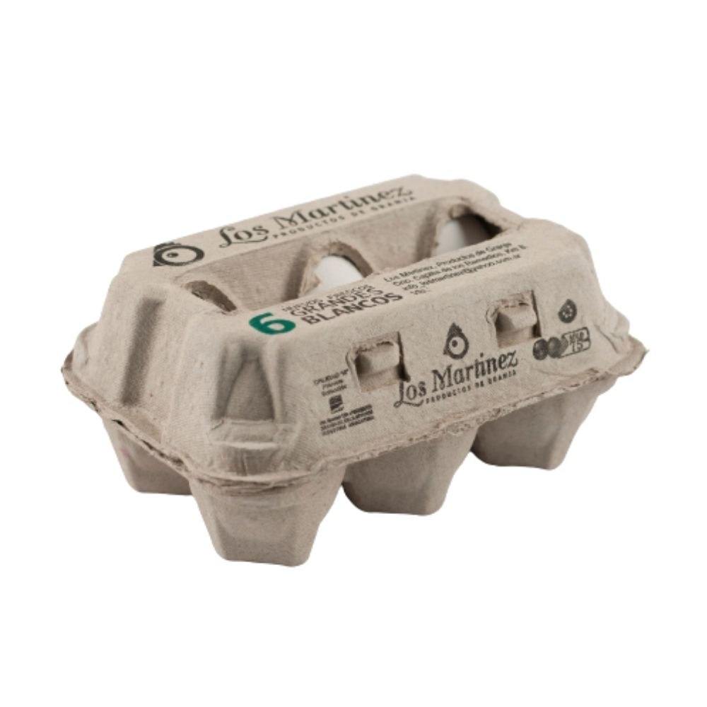 HUEVOS GALLINA BLANCOS X 6