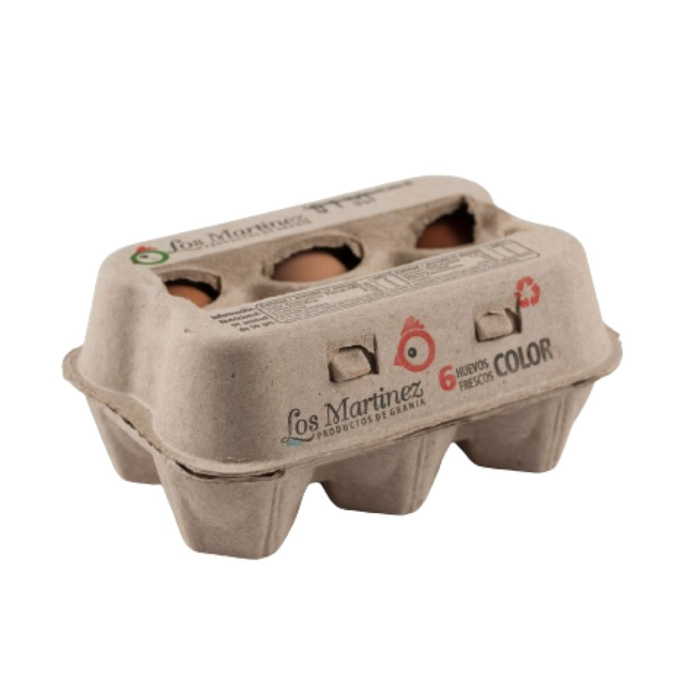 HUEVOS GALLINA COLOR X 6
