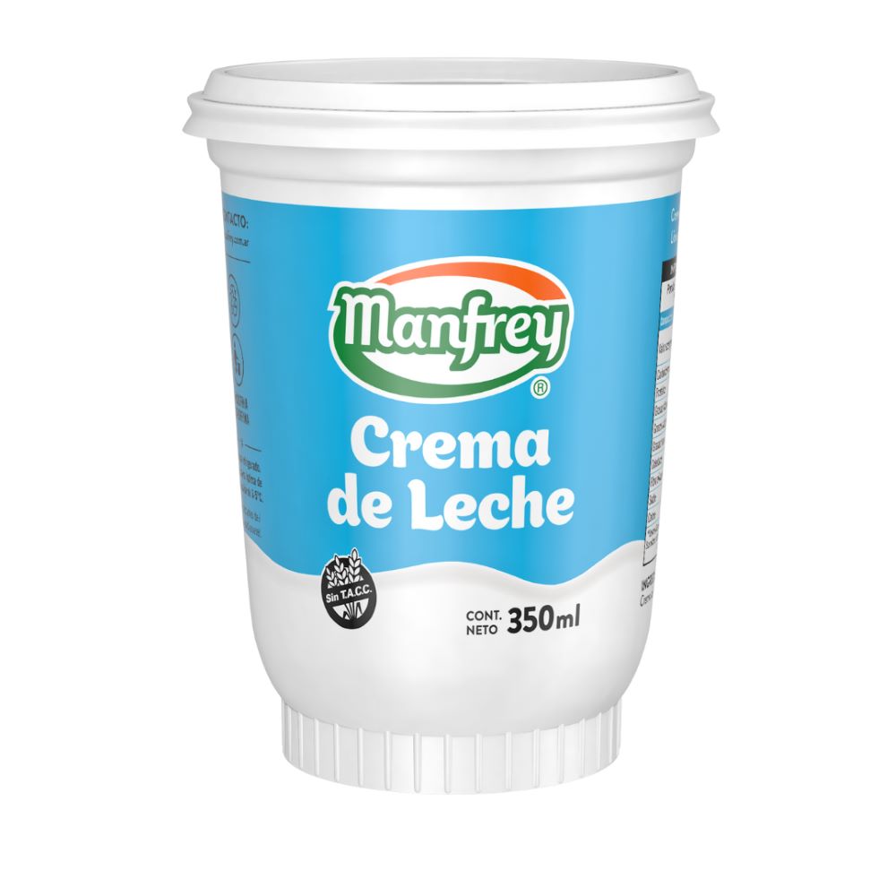 Crema De Leche Manfrey 350Cc hiperlibertad