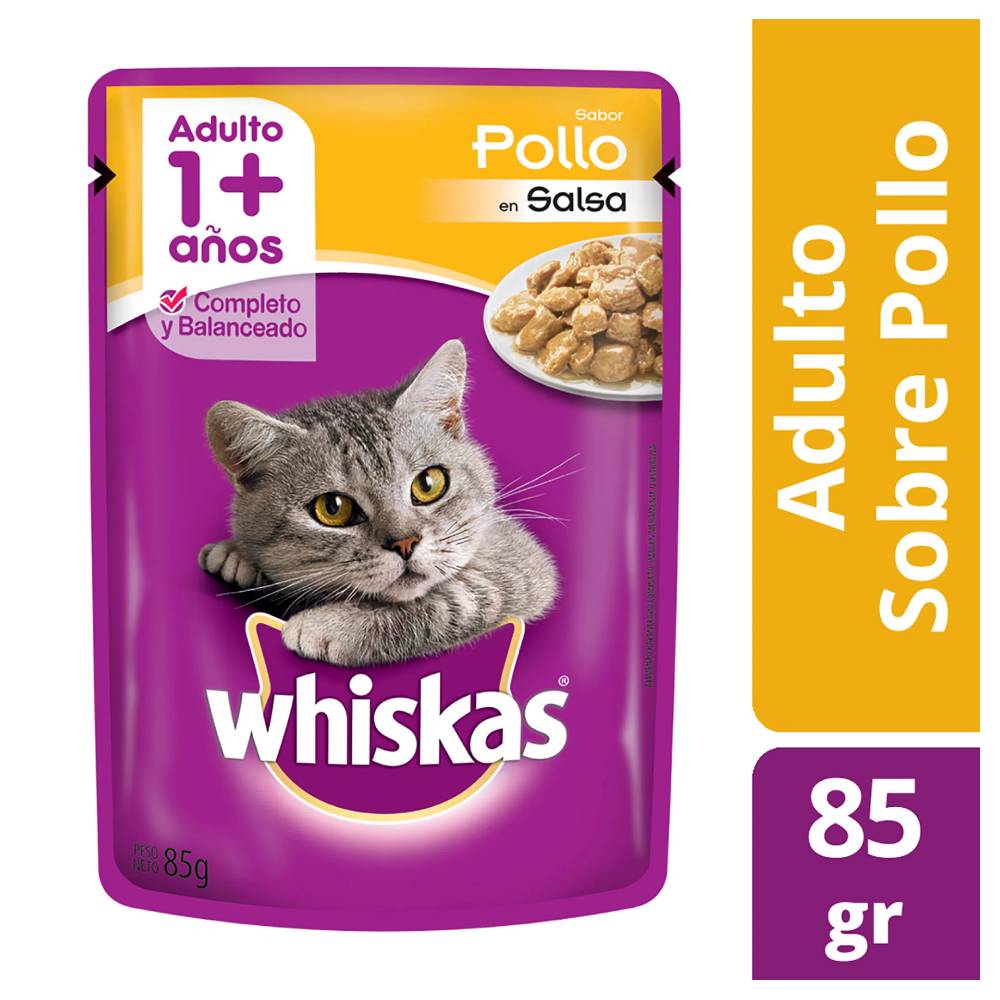 WHI AD SOBRE POLLO EN SALSA X85G