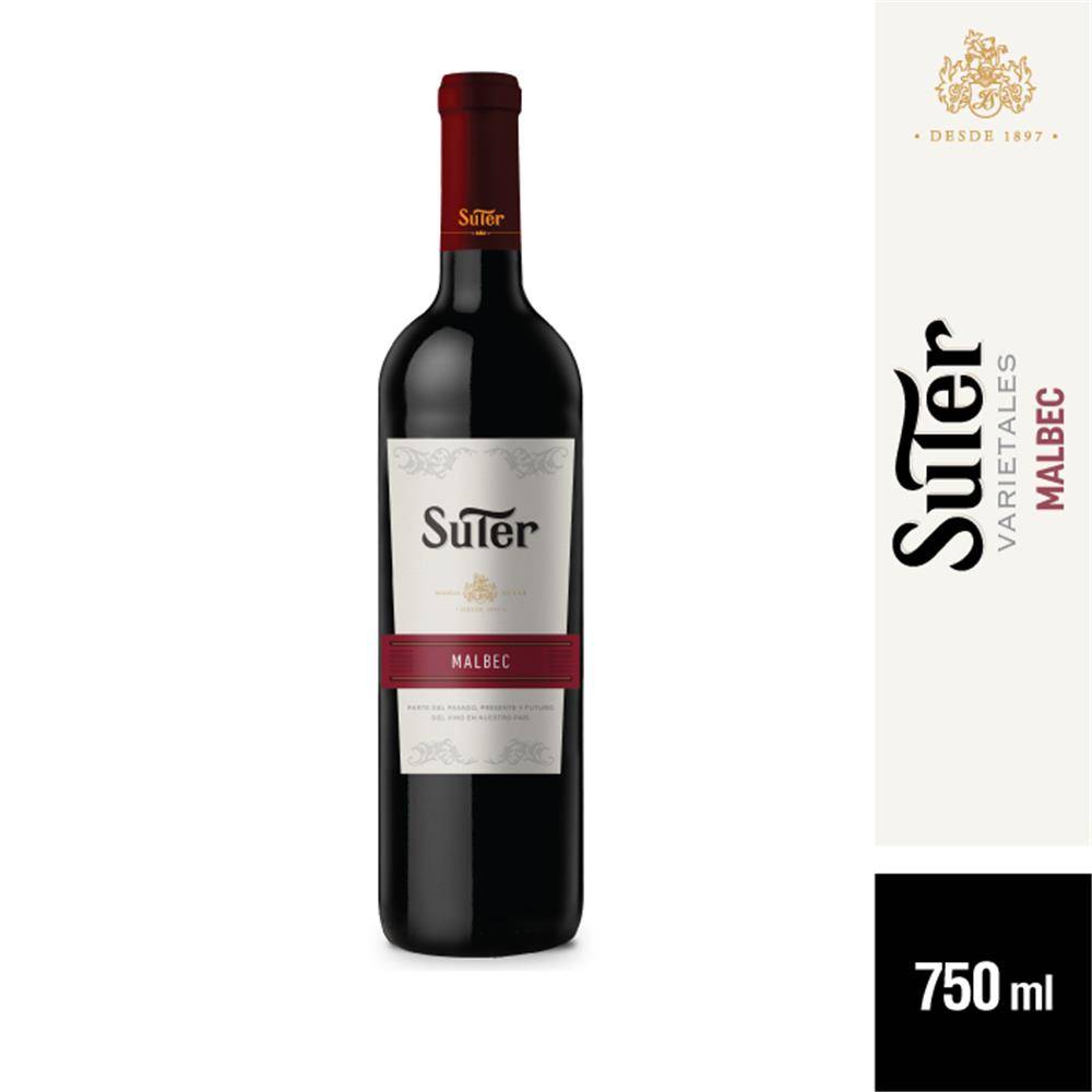 VINO SUTER MALBEC X 750 ML