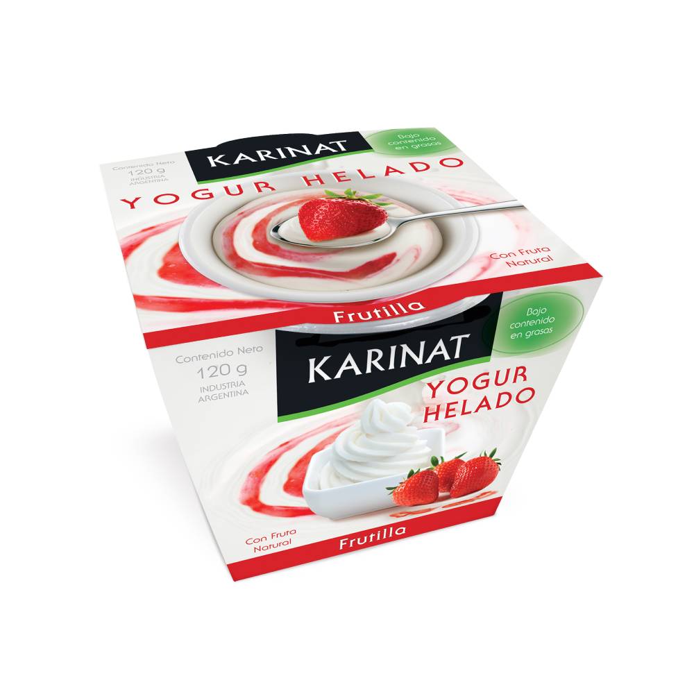 Yogur helado Karinat frutilla x 120 gr hiperlibertad