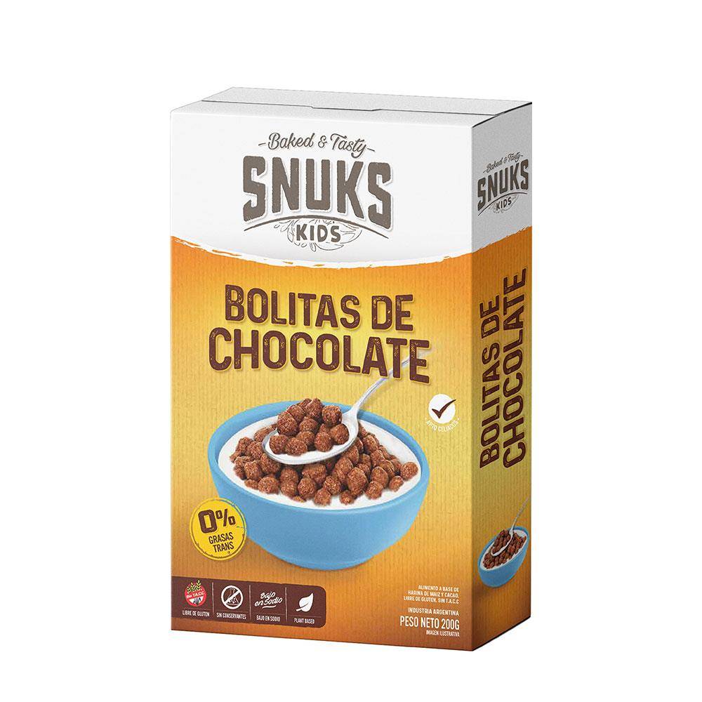 Cereales Snuks Bolitas de Chocolate x 200 Gr hiperlibertad