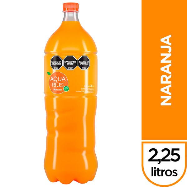 Agua Saborizada Aquarius Naranja 2.25 Lt