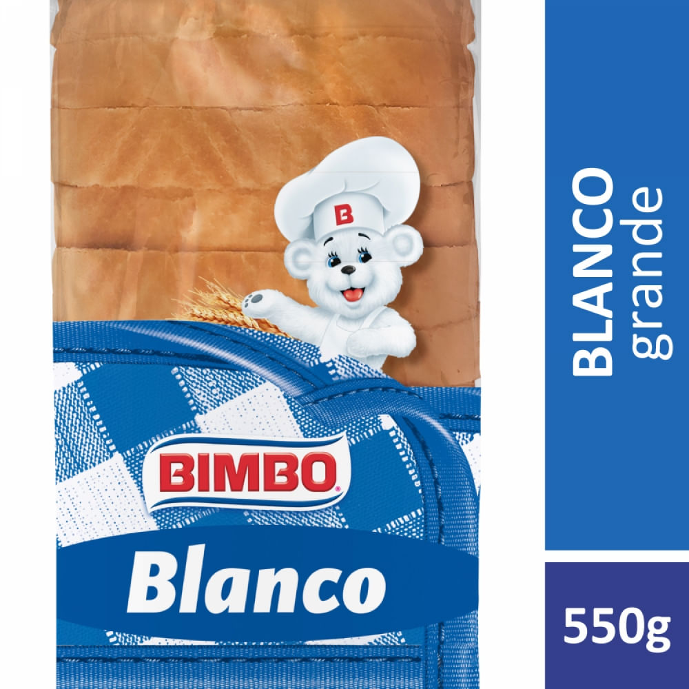 Pan Blanco Bimbo X 550g - Hiperlibertad