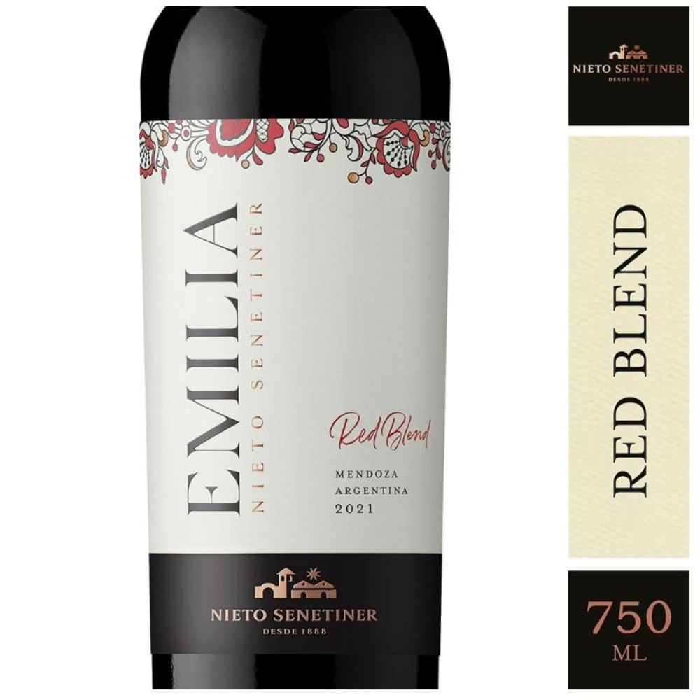 VINO EMILIA NIETO SENETINER RED BLEND X 750 Ml
