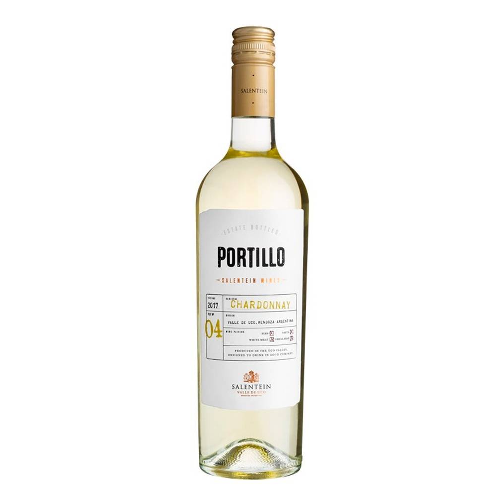 Vino blanco Chardonnay Portillo 750 ml