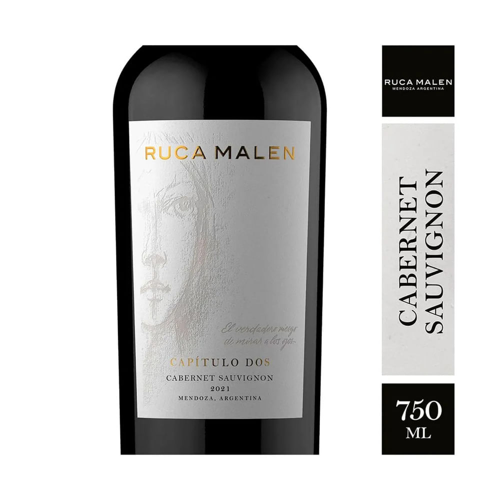 VINO TINTO RUCA MALEN CABERNET SAUVIGNON CAPITULO DOS X 750 ML