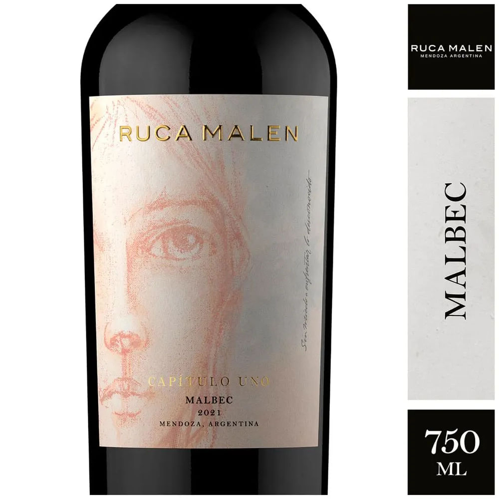 VINO RUCA MALEN CAPITULO 1 MALBEC X 750 ML.