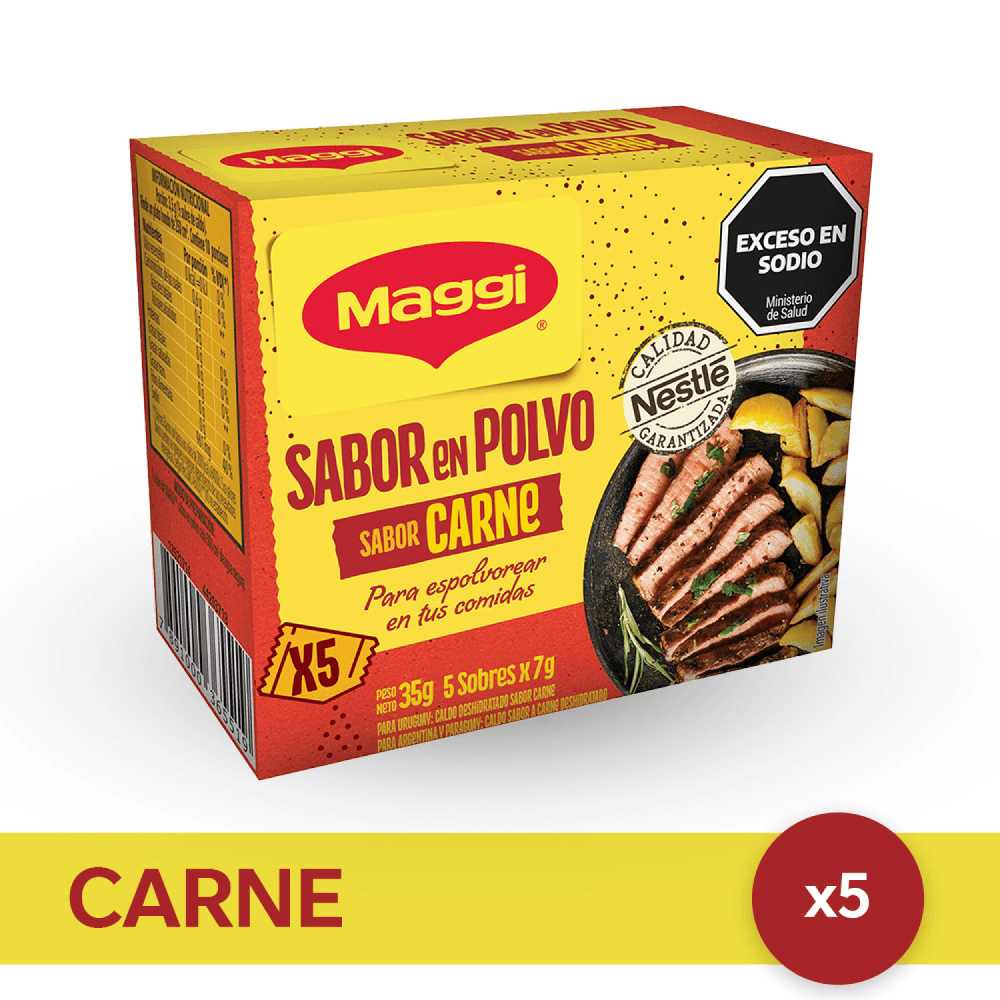 Maggi® Sabor En Polvo Carne X 5 Un