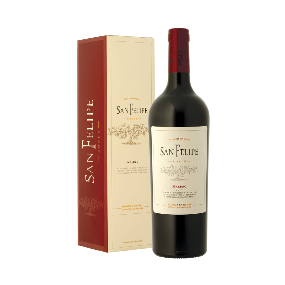 VINO S.FELIPE ROBLE MALBEC EST
