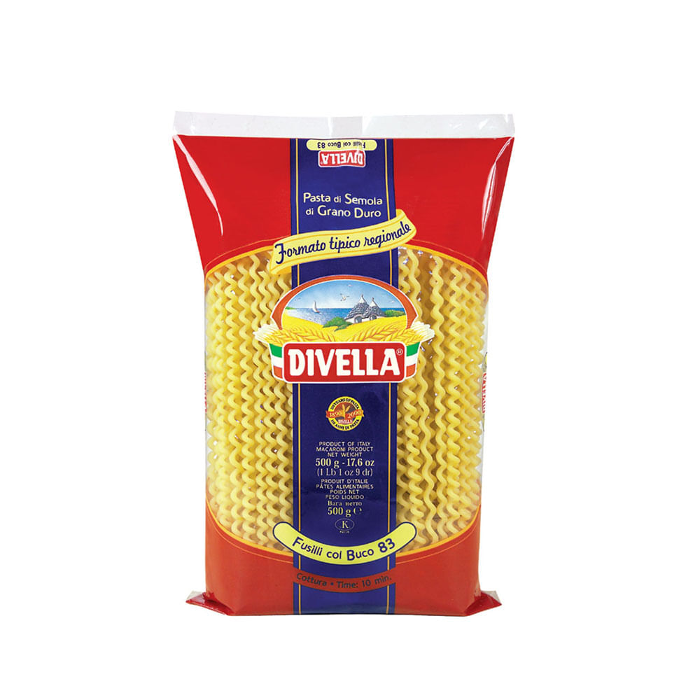 FIDEOS DIVELLA FUSILLI COL BUCO X 500 GR - freshmarket