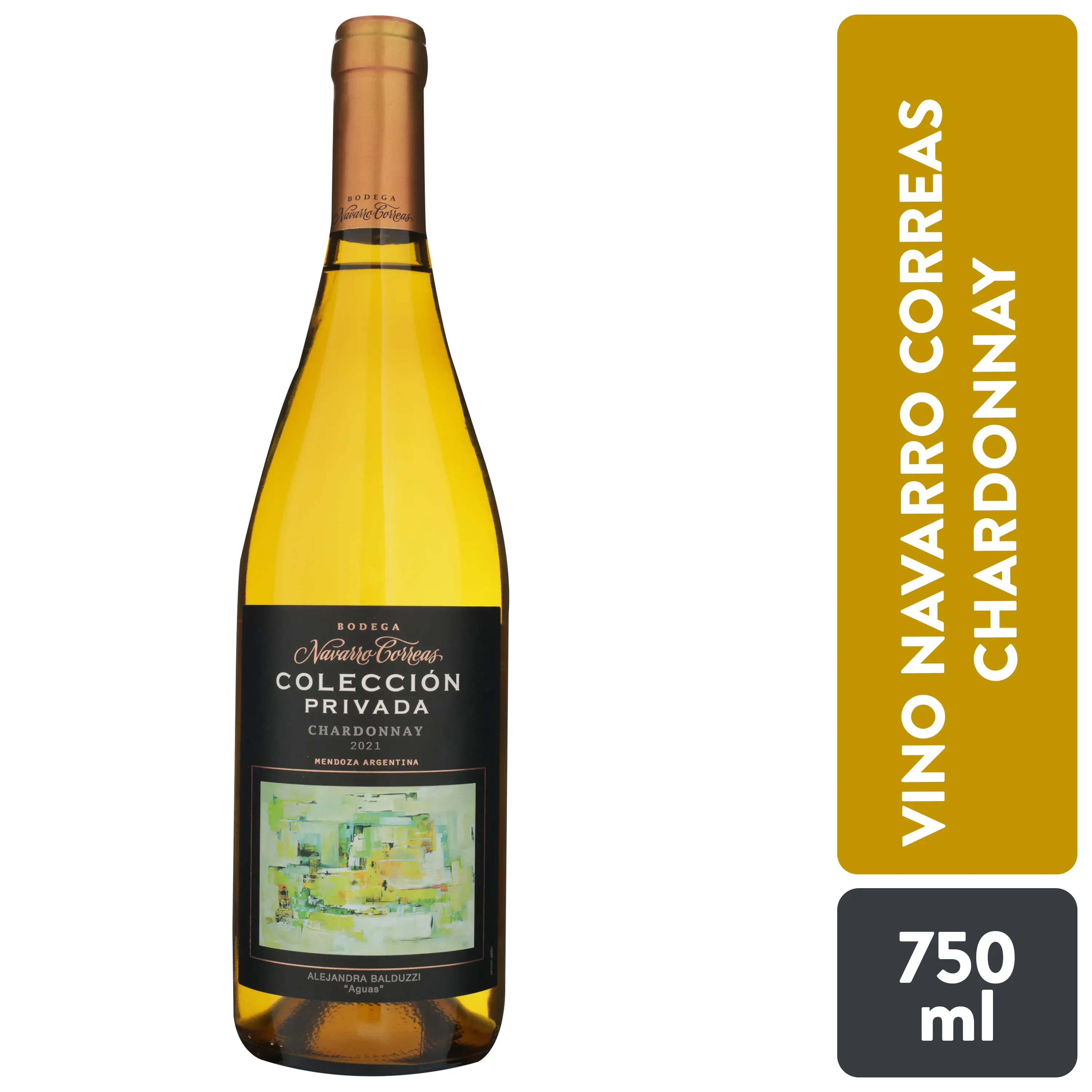 Vino Navarro Correas Chardonnay Coleccion Privada Botella 750 Cc
