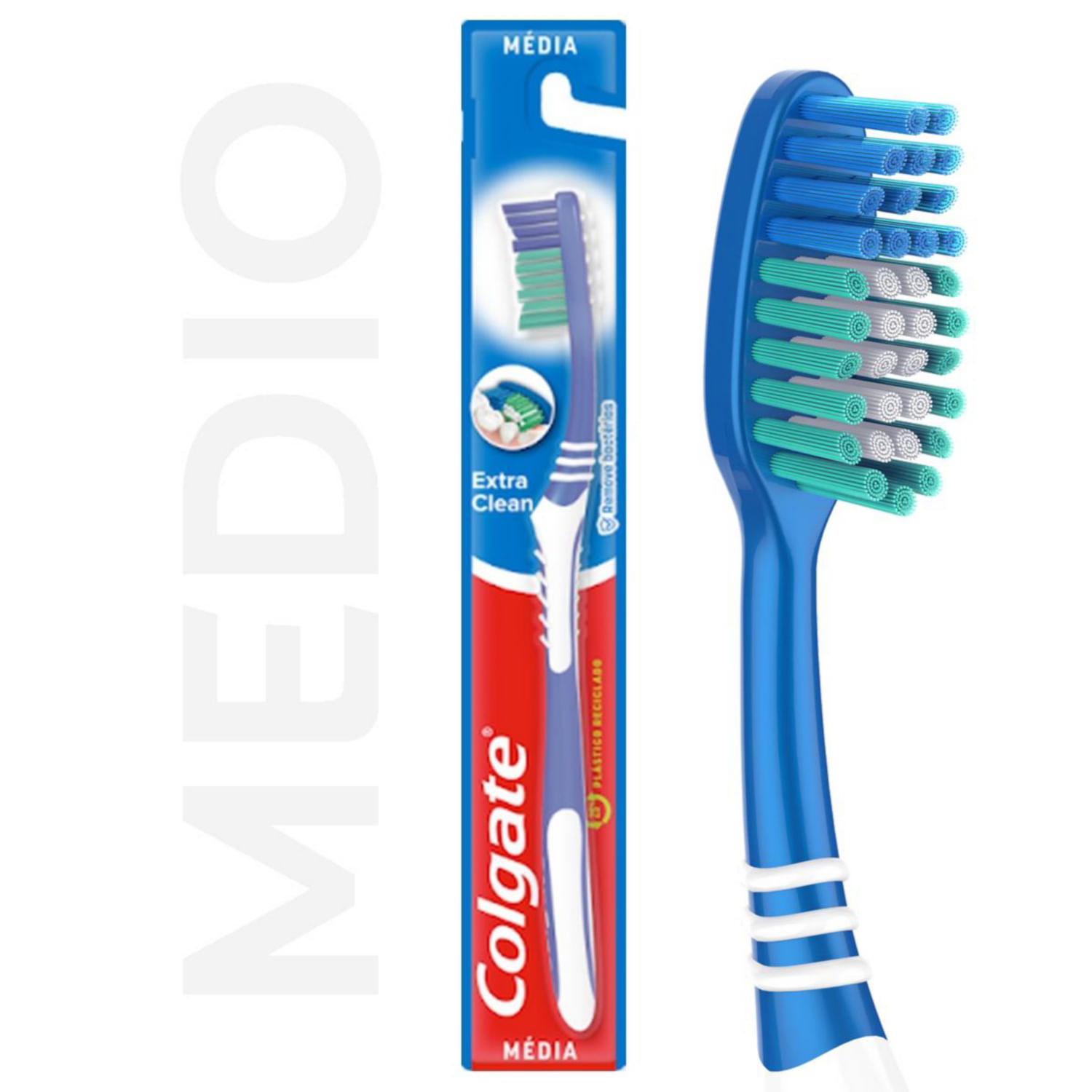Cepillo de Dientes Colgate Extra Clean Medio 1 Un