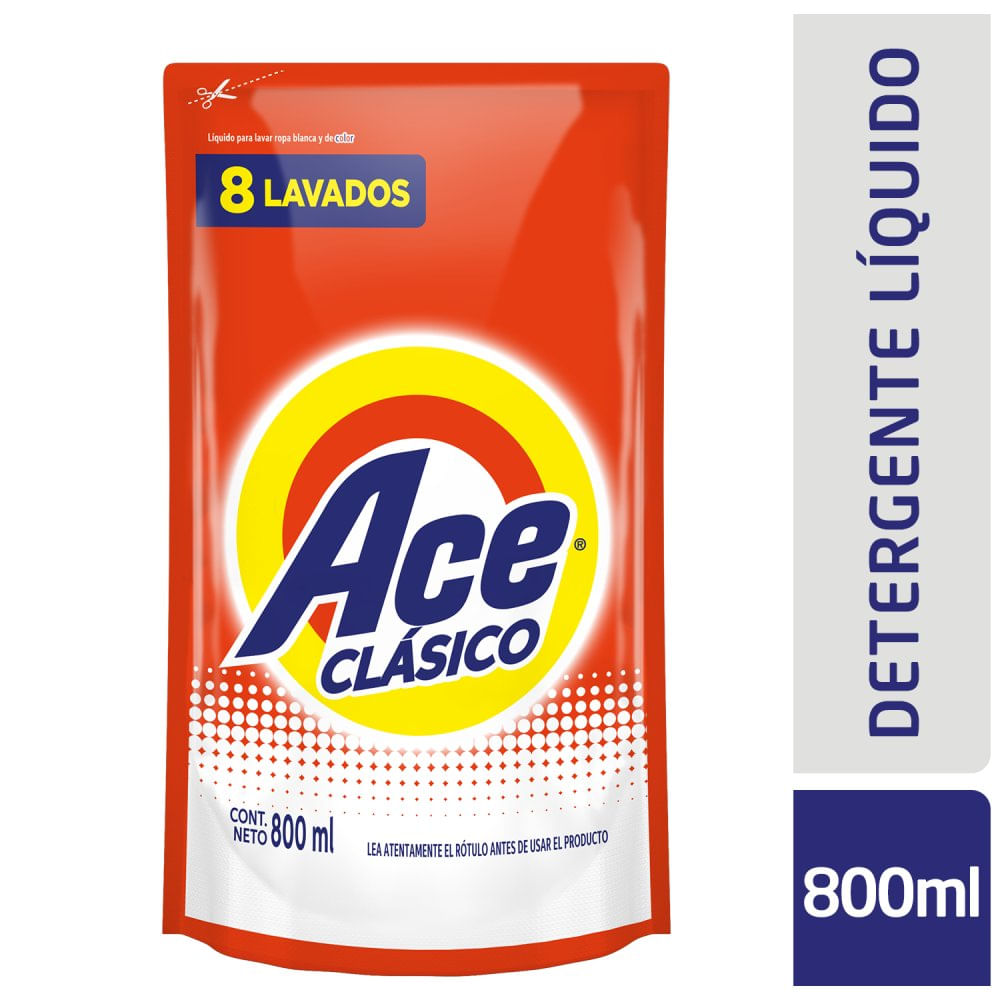 Jabón Líquido Ace Clásico 800 Ml