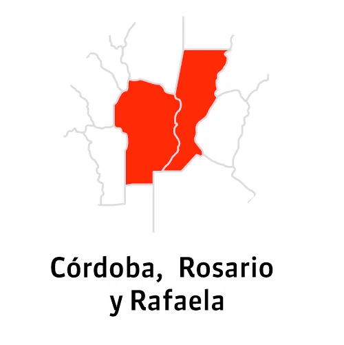 Córdoba, Rosario y Rafaela